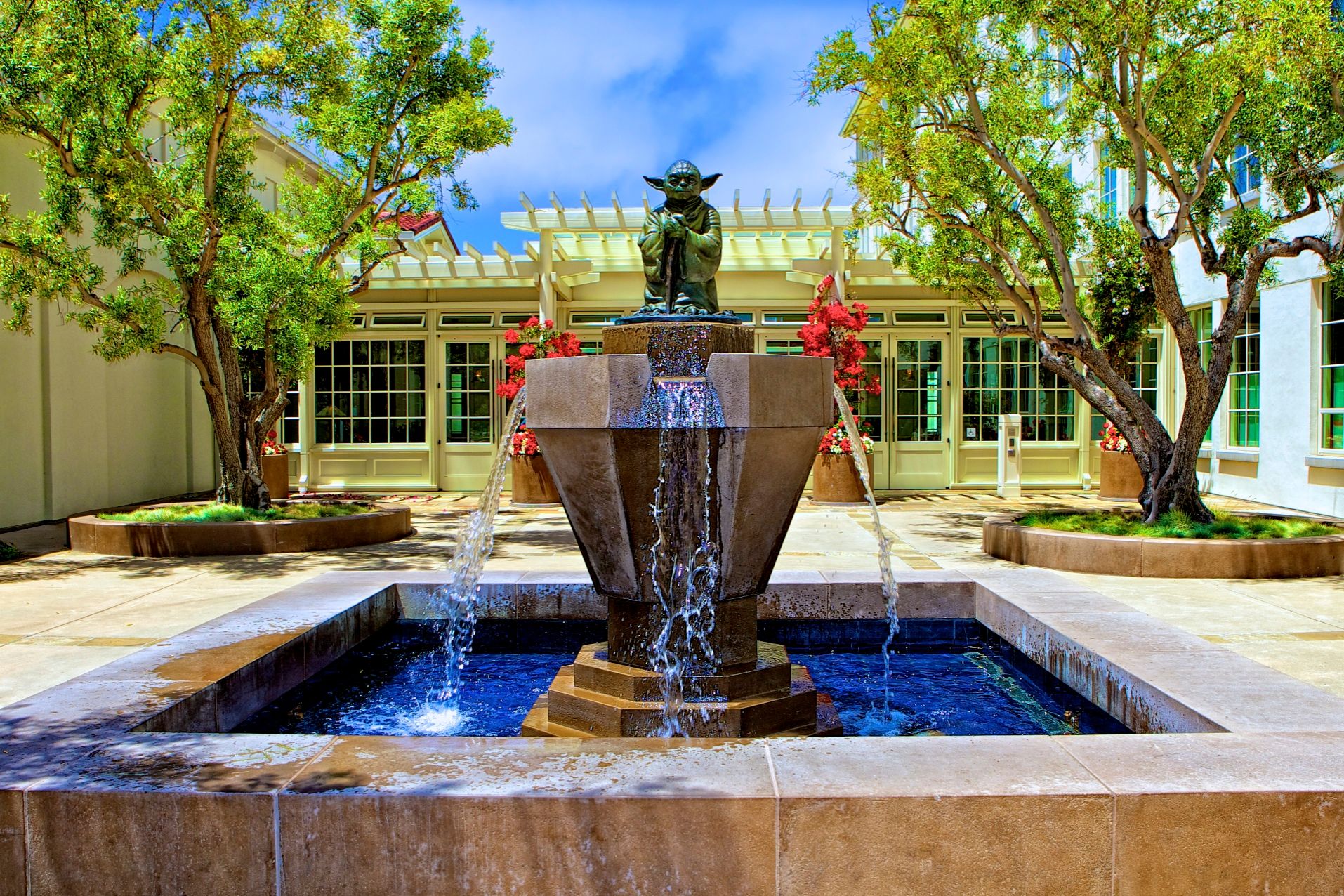 Yoda fountain