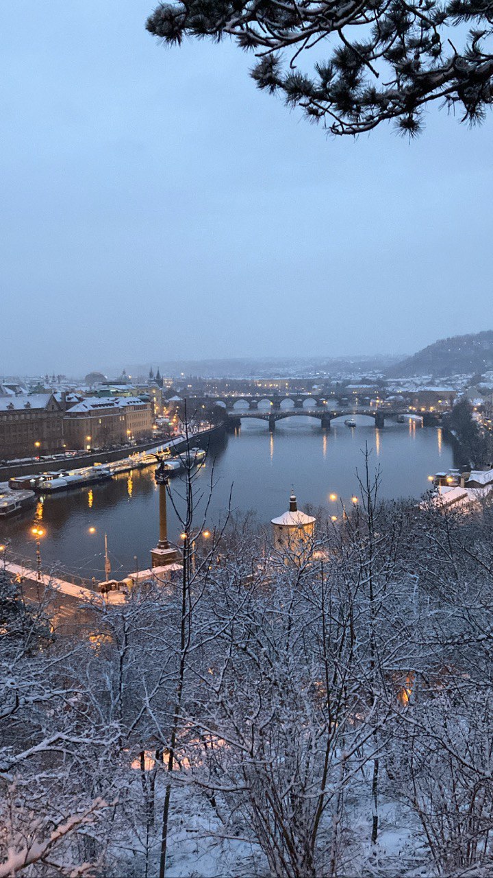 Prague in winter